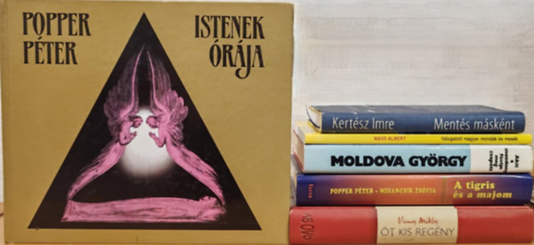 Popper Péter, Kertész Imre, Wass Albert, Moldova György, Vámos Miklós: Magyar irodalmi könyvcsomag antikvár
