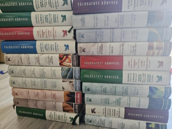 Dan Brown, C. J. Sansom, Michael Connelly, Lee Child, Douglas Preston, Frederick Forsyth, Bernard Cornwell, Tami Hoag, John Grisham, Jeffrey Archer: 20db a Reader's Digest válogatott könyvek sorozatból, KÖNYVMENTŐ AJÁNLAT antikvár