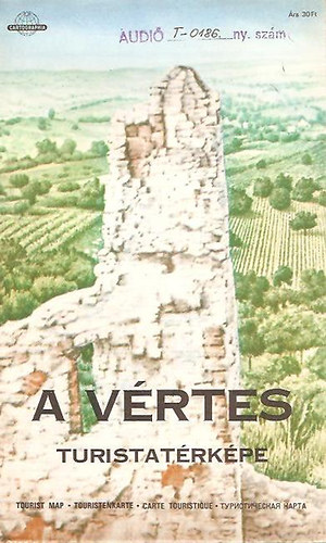 A Vértes hegység turistatérképe antikvár