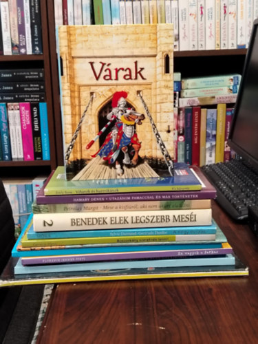 Stephanie Turnbull, Petrolay Margit, Benedek  Elek, Rudyard Kypling, Ambrose Montanus, Florence Jenner-Metz, Carroll, Amy-Brown, Denise, Pilinszky János, Mercé Aránega: 13 db-os KÖNYVMENTŐ AJÁNLAT, mesekönyv: Hogyan lett a sünteknős? +Cerbengóc krónika+ Mesés lények képes lexikona+ Én vagyok a farkas+ Mesés kötőkönyv+ Kalandozás a tükörben+ Boszorkány szeretnék lenni!+ A négy évszak+ Benedek Elek legszebb meséi 2.+ antikvár