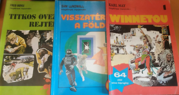 Zorád Ernő (illus.): 3 db Zorád Ernő képregény: Winnetou + Visszatérés a Földre/Titok a világ tetején + A titkos övezet rejtélye/Az ezüstflotta kincse antikvár