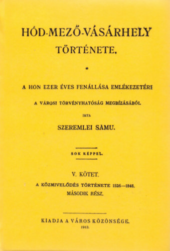 Hód-mező-vásárhely története V. akciós termékkép 1