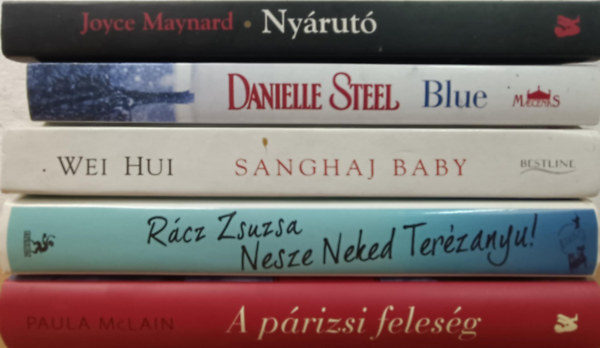 Joyce Maynard, Danielle Steel, Wei Hui, Rácz Zsuzsa, Paula McLain: Romantikus könyvcsomag antikvár