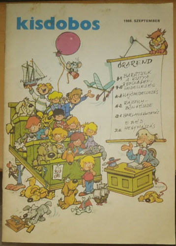 Jani Gabriella (szerk.): Kisdobos 1988. szeptember - XXXVII. évf. 7. sz. antikvár