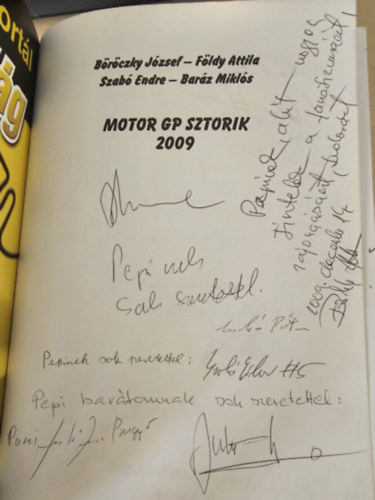 Böröczky J.; Szabó E.; Baráz Miklós; Földy Attila: Motor GP sztorik 2009 antikvár