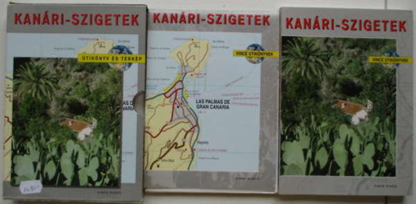 Kanári-szigetek (útikönyv és térkép) antikvár