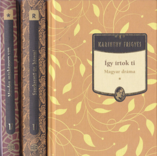 Karinthy Frigyes könyvcsomag:3db. könyv antikvár