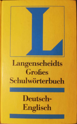Langenscheidts Großes Schulwörterbuch Deutsch-Englisch antikvár