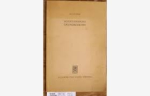 Max Weber: Soziologische Grundbegriffe (Szociológiai alapfogalmak német nyelven) antikvár
