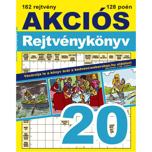 Akciós Rejtvénykönyv 20. antikvár