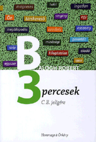 Balogh Robert: 3 percesek könyv