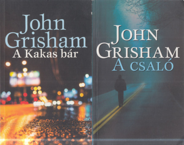 John Grisham: 2 db. krimi (A Kakas bár + A csaló) antikvár