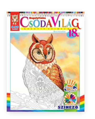 Csodavilág Kreatív színező 18. – Őszi fuvallat antikvár