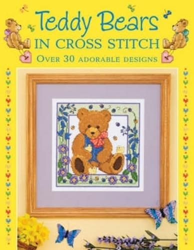 teddy Bears in cross stich - over 30 adorable designs antikvár