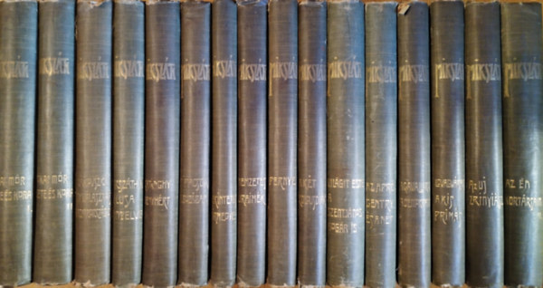 Mikszáth Kálmán: 16 db. Mikszáth Kálmán munkái (Az én kortársaim II. + Az uj Zrínyiász + Lovagvárak - A kis prímás + A gavallérok - A demokraták - Ne okoskodj Pista! + Az apró gentry és a nép + Világít este a szentjánosbogár is + A két koldusdiák + Pernye + Nemzetes... antikvár