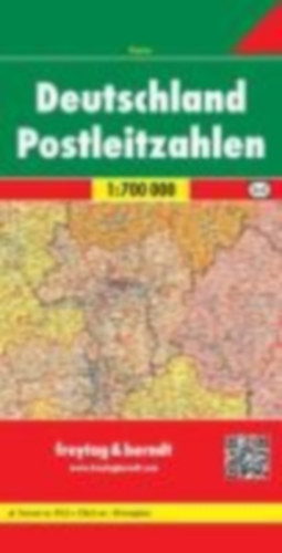 Deutschland 1 : 700 000. Postleitzahlenkarte idegen