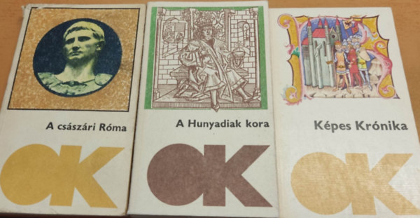 Szépirodalmi Könyvkiadó: A császári Róma + A Hunyadiak kora + Képes Krónika (3 kötet) antikvár