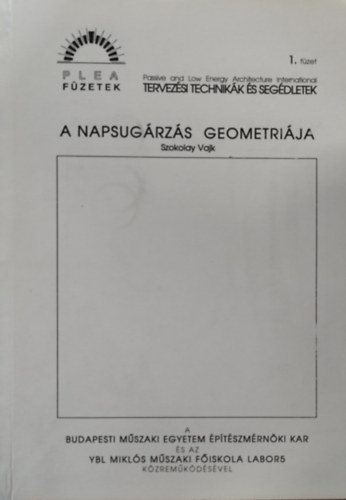 Szokolay Vajk: A napsugárzás geometriája antikvár