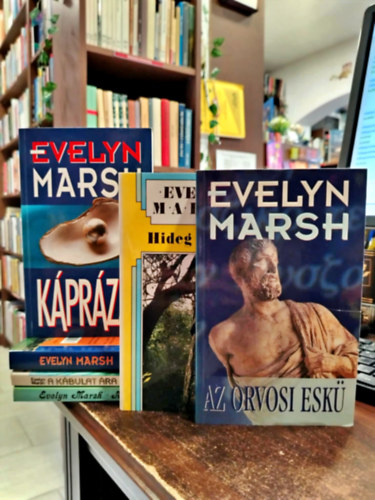 Evelyn Marsh: KÖNYVMENTŐ AJÁNLAT, 6 DB. Evelyn Marsh regény. Hideg ölelés+ Az orvosi eskü+ Káprázat+ A félelem árnyékában+ A kábulat ára+ A Siva ölelése antikvár
