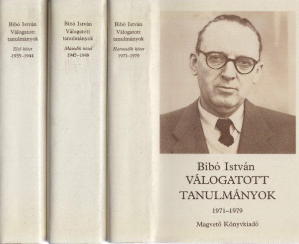 Vida István (szerk.): Bibó István válogatott tanulmányok I-III.kötet antikvár