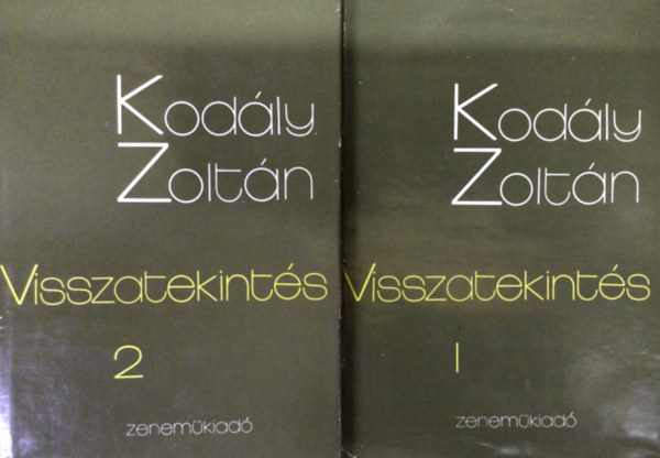 Kodály Zoltán: Visszatekintés 1-2. antikvár