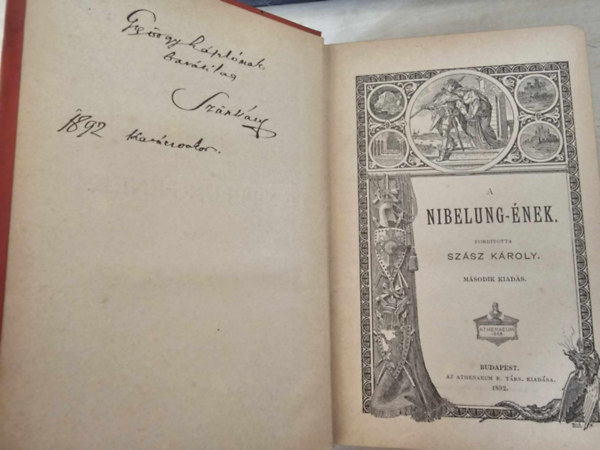 A Nibelung-ének (második kiadás) - Szász Károly fordítása antikvár