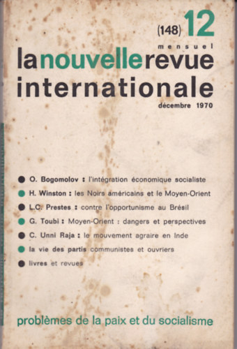 la nouvelle revue internationale antikvár