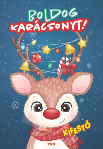 Boldog karácsonyt! - kifestő antikvár