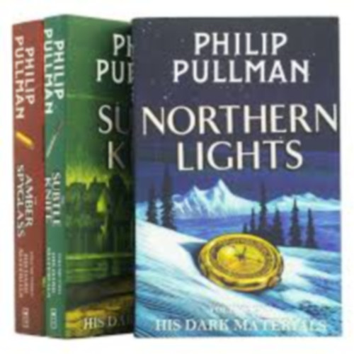 Philip Pullman: His Dark Materials I-III. (Der Goldene Kompass, Das Magische Messer, Das Bernstein-Teleskop) antikvár
