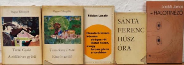 Tömörkény István, Török Gyula, Lackfi János, Fábián László, Sánta Ferenc: Magyar irodalmi könyvcsomag antikvár