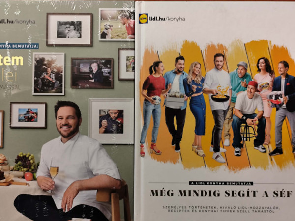 Széll Tamás: Életem ételei + Még mindig segít a séf antikvár