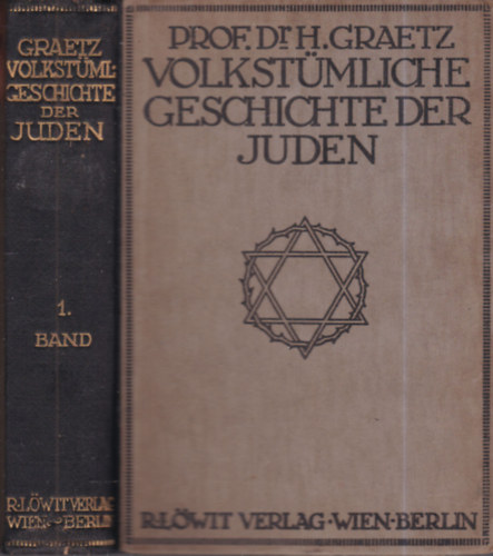 Prof. Dr. H. Graetz: Volkstümliche Geschichte der Juden I. antikvár