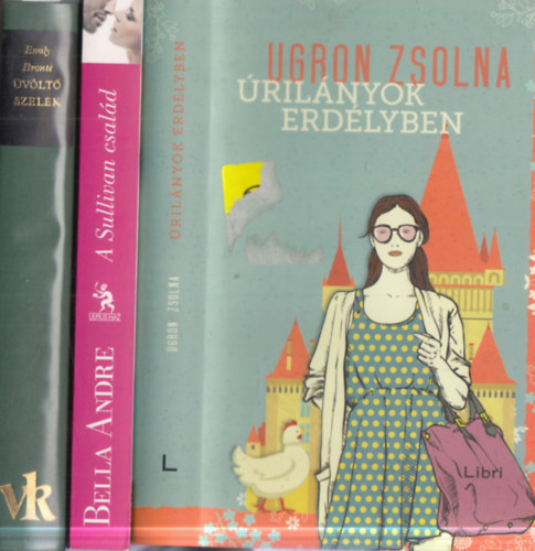 Emily Bronte, Bella Andre, Ugron Zsolna: 3 db romantikus regény: Üvöltő szelek + A Sullivan család + Úrilányok Erdélyben antikvár