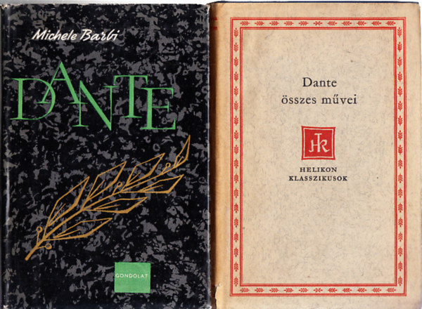 Dante Michele Barbi Dante sszes m vei Dante antikv r bookline