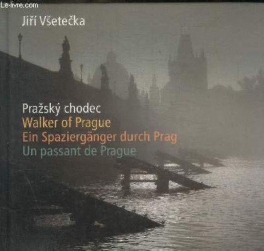 Jiri Vsetecka: Praszy Chodec/walker of Prague/ein Spazierganger Durch Prag/un Passant De Prague antikvár
