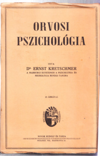 Ernst Dr. Kretschmer: Orvosi pszichológia antikvár