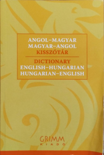 Márkus-Kovács: Angol-Magyar Magyar-Angol kisszótár (grimm) antikvár
