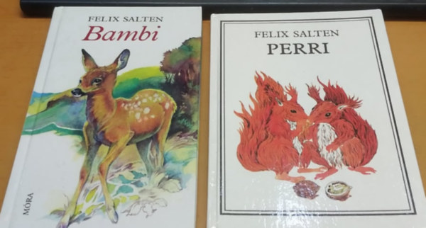 Felix Salten: 2 db Felix Salten könyv: Bambi + Perri antikvár
