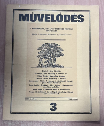 Művelődás 3. - XXXV. évfolyam, 1982. március antikvár