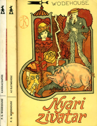 P. G. Wodehouse: 3 db P. G. Wodehouse kötet: Nyári zivatar - Az életművész - Karikacsapás antikvár
