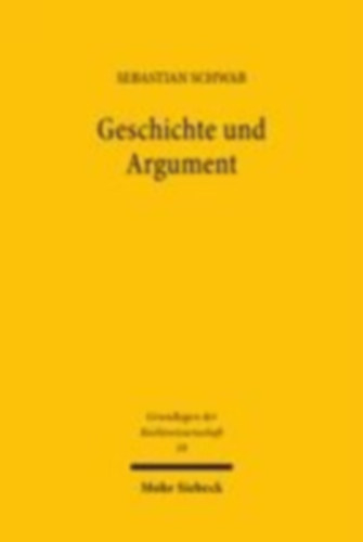 Schwab, Sebastian: Geschichte und Argument idegen