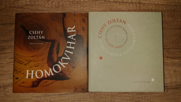 Csehy Zoltán: 2 kötet CSehy Zoltántól: Homokvihar, Nincs hova visszamennem könyv