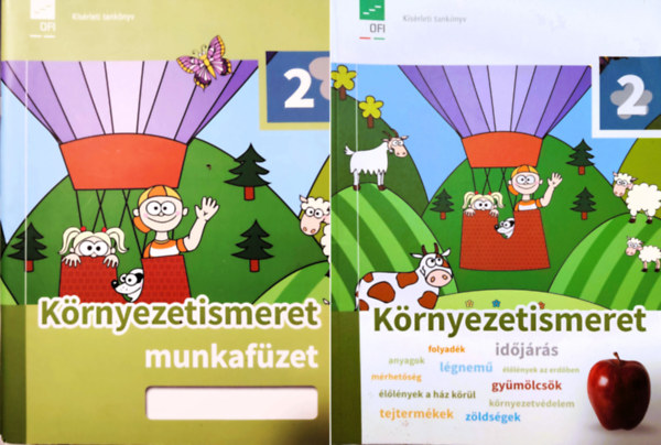 Laár Györgyi - Tóth Erzsébet: Környezetismeret 2.+Környezetismeret 2. Munkafüzet -2 db antikvár