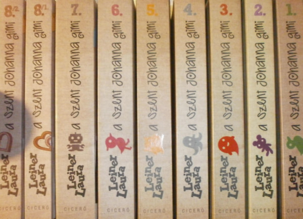 Leiner Laura: A Szent Johanna gimi sorozat 1-8. ( 9 kötetben) antikvár