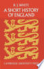 R.J.A. White: A Short History of England antikvár