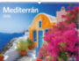 Mediterrán falinaptár 42x31 cm - 2026 naptár