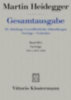 Heidegger, Martin: Gesamtausgabe. 4 Abteilungen / Vorträge 01 idegen