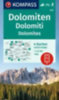 KOMPASS Wanderkarten-Set 672 Dolomiten, Dolomiti, Dolomites (4 Karten) 1:35.000 idegen