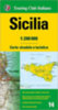Touring Club Italiano: Szicília régiótérkép - 1:200 000 könyv