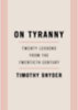 Snyder, Timothy: On Tyranny idegen